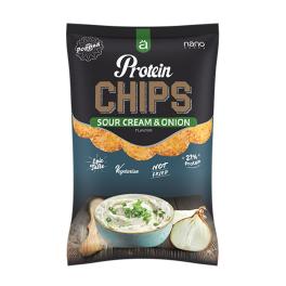   Nanosupps Patatine proteiche - Protein Chips (40 g, Cipolle con panna acida)