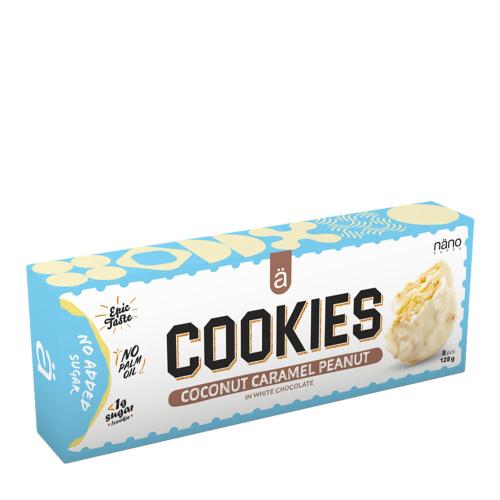 Nanosupps CIOCCOLATI - Biscotti proteici - COOKIES - Protein Cookies (128 g, Cocco Caramello Arachidi)