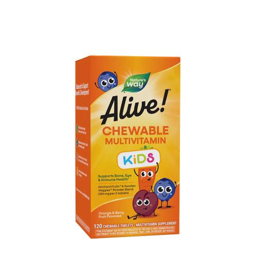 Natures Way Alive!® Kids Chewable Multivitamin (120 Compresse da masticare)