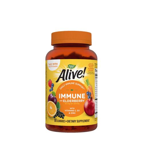 Nature's Way Alive!® Premium Immune Gummies (90 Caramella gommosa, Ciliegia e uva)