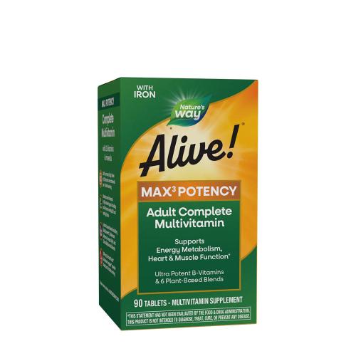 Nature's Way Alive!® Max3 Potency Multivitamin (90 Compressa)