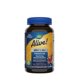   Nature's Way Alive!® Premium Men’s 50+ Gummy Multivitamin (75 Caramella gommosa, Ciliegia, arancia e uva)