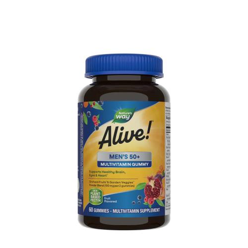 Natures Way Alive!® Men’s 50+ Gummy Multivitamin (60 Caramella gommosa)