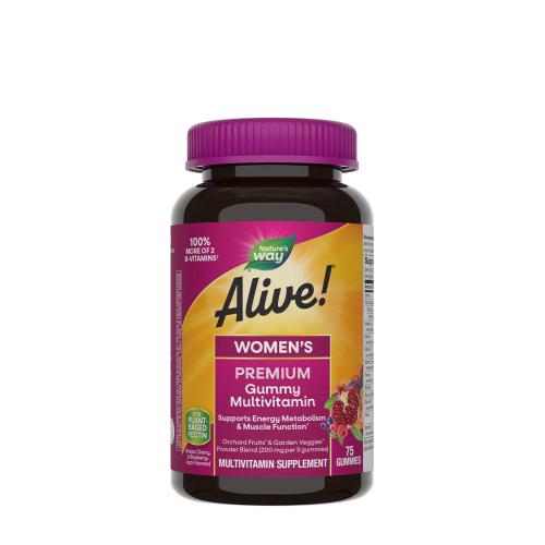 Natures Way Alive!® Premium Women’s Gummy Multivitamin (75 Caramella gommosa)