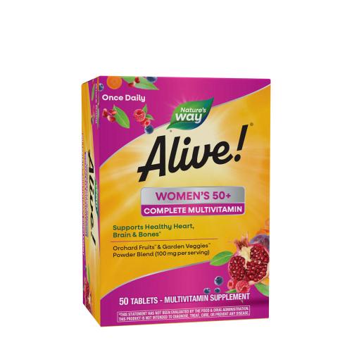 Natures Way Alive!® Women’s 50+ Complete Multivitamin (50 Compressa)