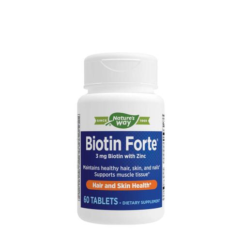 Natures Way Biotin Forte® with Zinc (60 Compressa)