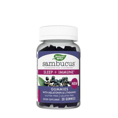 Natures Way Sambucus Sleep + Immune Gummies (30 Caramella gommosa)