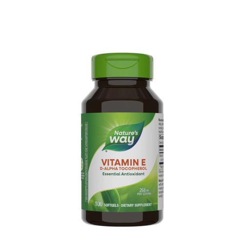 Natures Way Vitamin E D-Alpha Tocopherol (100 Capsule morbida)