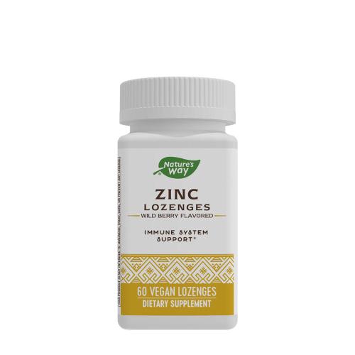 Natures Way Zinc Lozenges  (60 Compressa da succhiare, Frutti di bosco)