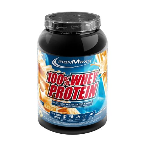 Ironmaxx 100% Whey Protein (900 g, Caramello Salato)