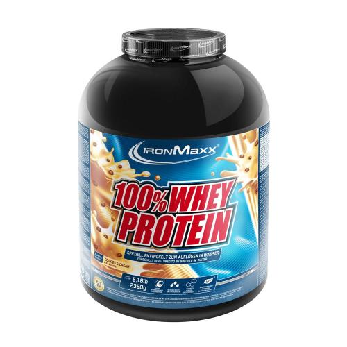 Ironmaxx 100% Whey Protein (2350 g, Biscotto al Cioccolato e Crema )