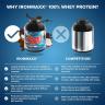 Ironmaxx 100% Whey Protein (2350 g, Cioccolato al latte e cocco)