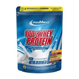   Ironmaxx 100% Whey Protein (500 g, Cioccolato Bianco alla Fragola)