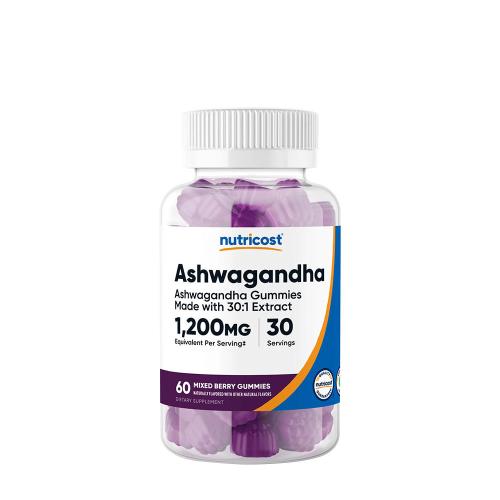 Nutricost Ashwagandha Gummies 1200 mg (60 Caramella gommosa, Mix di Bacche di Bosco)