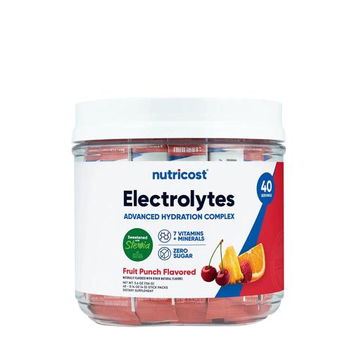 Nutricost Electrolytes Hydration Stick Packs (156 g, Punch alla Frutta)