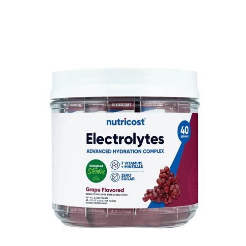 Nutricost Electrolytes Hydration Stick Packs (156 g, Uva)