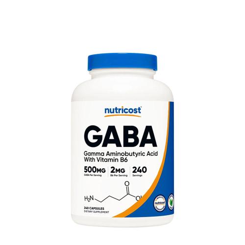 Nutricost GABA + B6 500 mg (240 Capsule)