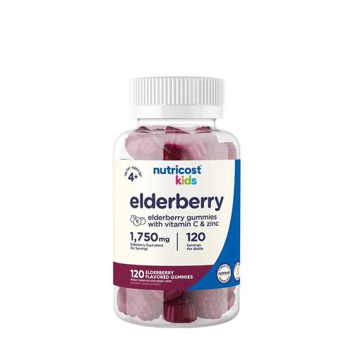 Nutricost Kids Elderberry Gummies (120 Caramella gommosa)