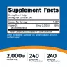 Nutricost Vitamin D3 2,000 IU (240 Capsule morbida)