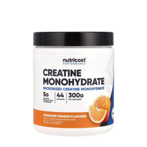 Nutricost Creatine Monohydrate Powder (300 g, Arancia Mandarino)