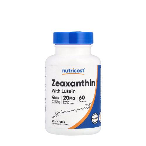 Nutricost Zeaxanthin (with Lutein)  (60 Capsule morbida)