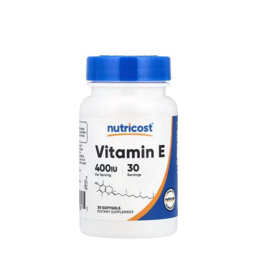 Nutricost Vitamin E 400 IU (30 Capsule morbida)