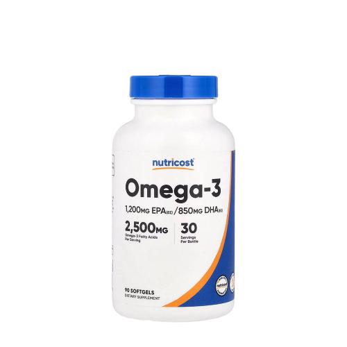 Nutricost Omega-3 2500 mg (90 Capsule morbida)