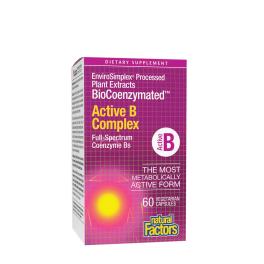 Natural Factors Biocoenzymated Active B Complex (60 Capsule)