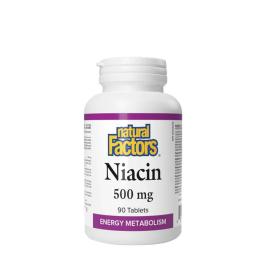 Natural Factors Niacin 500 mg  (90 Compressa)