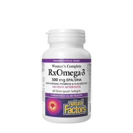   Natural Factors Women’s Complete RxOmega-3 300 mg EPA/DHA (60 Capsule morbida)