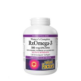   Natural Factors Women’s Complete RxOmega-3 300 mg EPA/DHA (120 Capsule morbida)