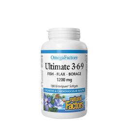   Natural Factors Ultimate 3-6-9 – 1200 mg  (90 Capsule morbida)