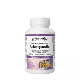   Natural Factors Ashwagandha 600 mg, Stress-Relax (30 Capsule)
