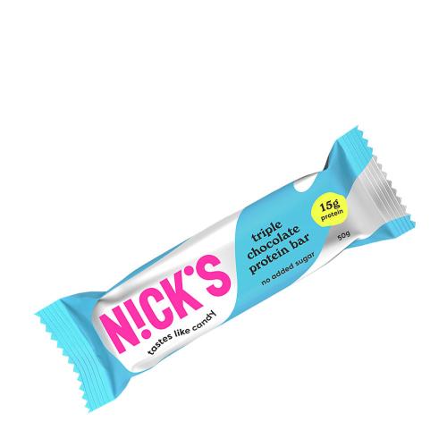 Nick's Barretta proteica al triplo cioccolato (50 g)