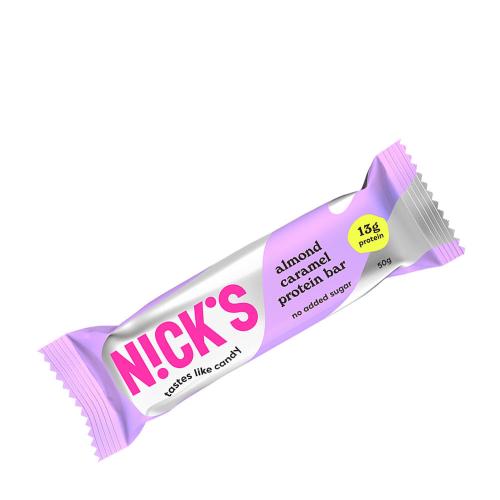 Nick's Barretta proteica con mandorle e caramello (50 g)