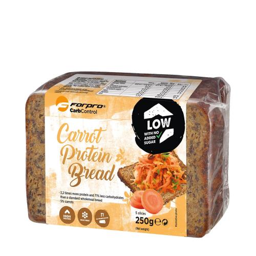 Forpro Carrot Protein Bread (250 g, carota)