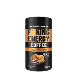 ALLNUTRITION Fitking Energy Coffe (130 g, Burro di Arachidi)