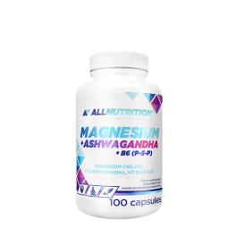   ALLNUTRITION Magnesium + Ashwagandha + Vitamin B6 (P-5-P) (100 Capsule)