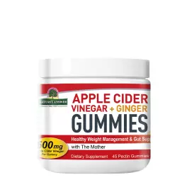   Nature's Answer Apple Cider Vinegar & Ginger Gummies (45 Caramella gommosa)