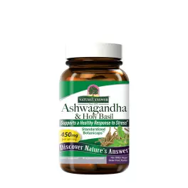   Nature's Answer Ashwagandha & Holy Basil (60 Capsule veg)