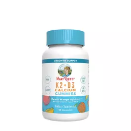   MaryRuth's K2 + D3 Calcium Gummies (60 Caramella gommosa, Pesca Mango Albicocca)
