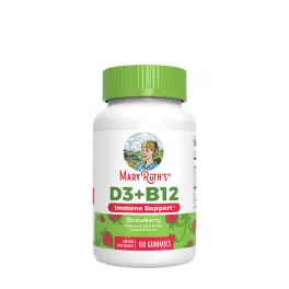   MaryRuth's D3 + B12 Gummies (60 Caramella gommosa, Fragola)