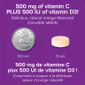 Webber Naturals Vitamin C+D3 500 mg/500 IU (200 Compresse da masticare, Arancia)