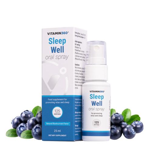 Vitamin360 Sleep Well Oral Spray (25 ml, Ribes Nero)