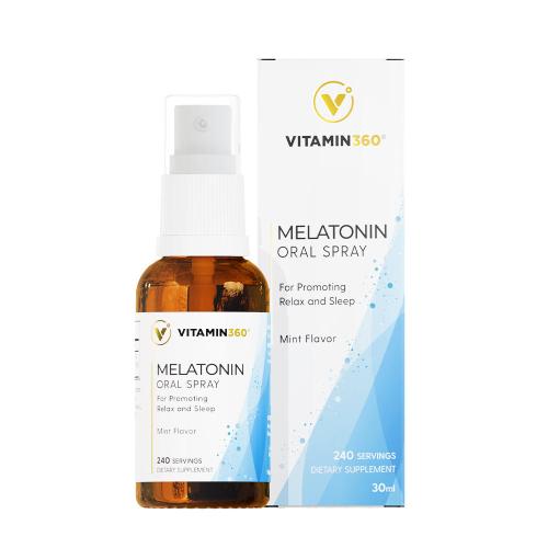 Vitamin360 Melatonin Oral Spray (30 ml, Gusto menta)
