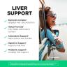 Vitamin360 Liver Support – Formula premium per la protezione del fegato con cardo mariano ed estratto di carciofo (60 Capsule veg)