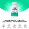 Vitamin360 Liver Support – Formula premium per la protezione del fegato con cardo mariano ed estratto di carciofo (60 Capsule veg)